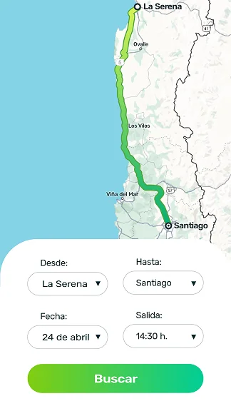 Card del mapa con la ubicación
